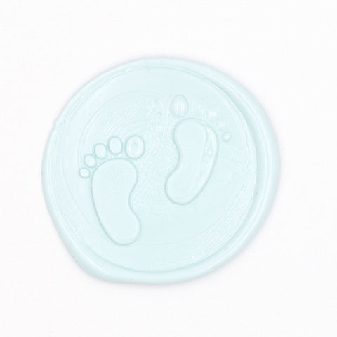 Siegel Aufkleber «Babyfüsse»