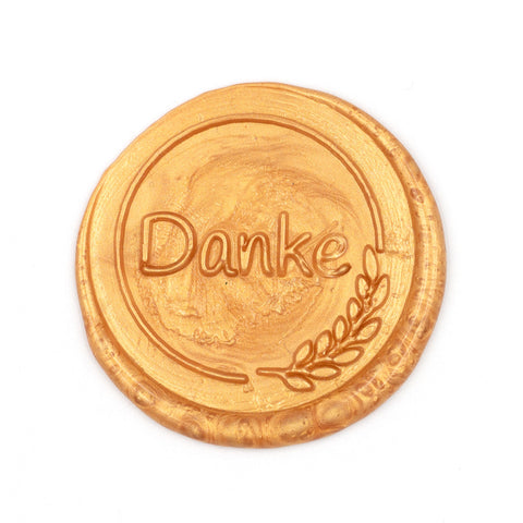 Siegel Aufkleber «Danke»