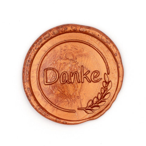 Siegel Aufkleber «Danke»