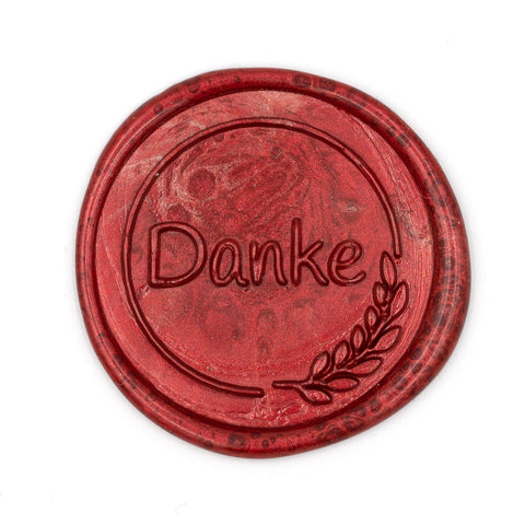 Siegel Aufkleber «Danke»