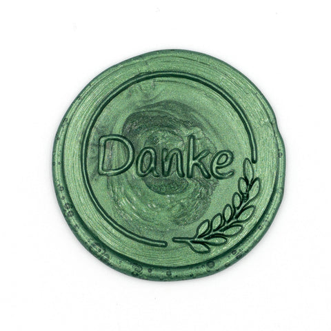 Siegel Aufkleber «Danke»