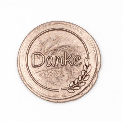 Siegel Aufkleber «Danke»