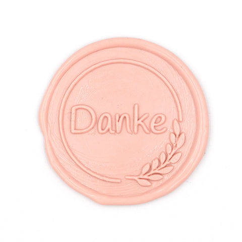 Siegel Aufkleber «Danke»