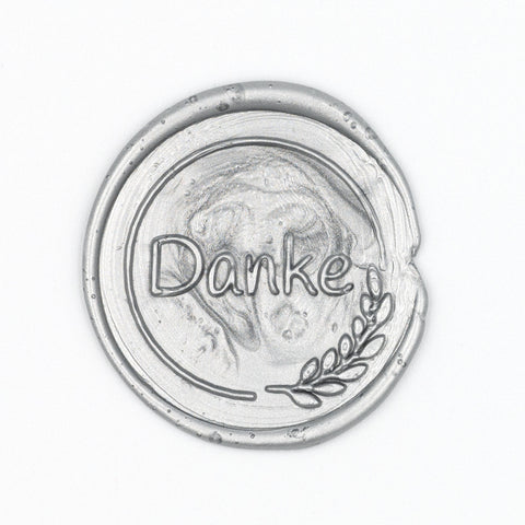 Siegel Aufkleber «Danke»