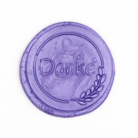 Siegel Aufkleber «Danke»