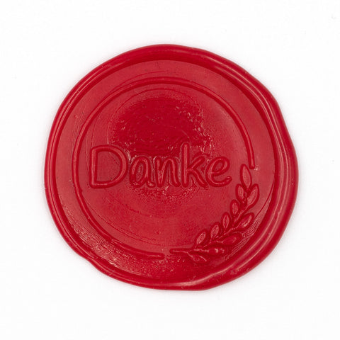 Siegel Aufkleber «Danke»