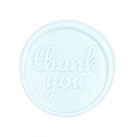 Siegel Aufkleber «Thank You»