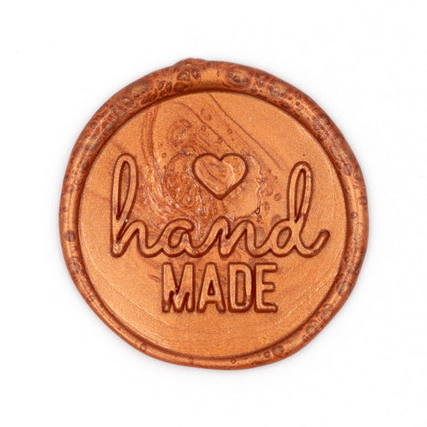 Siegel Aufkleber «Hand Made»