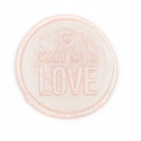 Siegel Aufkleber «Made with Love»