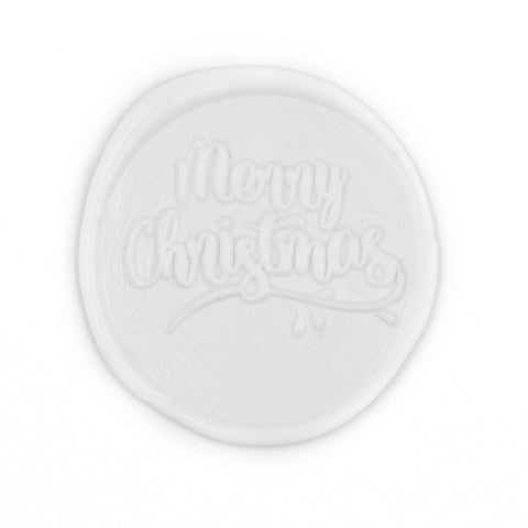 Siegel Aufkleber «Merry Christmas»