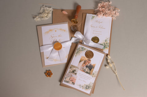 Wachssiegel für Hochzeiten: Ideen & Farben