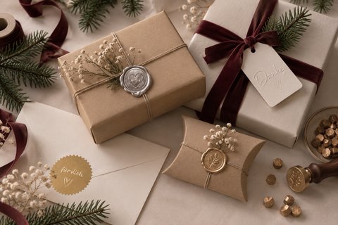 Weihnachtsgeschenke verpacken & veredeln